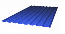 Профилированный поликарбонат синий 0,8*1150*2000мм SUNNEX Plastilux на сайте Стройсервис
