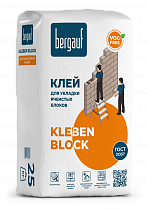 Клей для блоков BERGAUF Kleben Block, 25 кг на сайте Стройсервис
