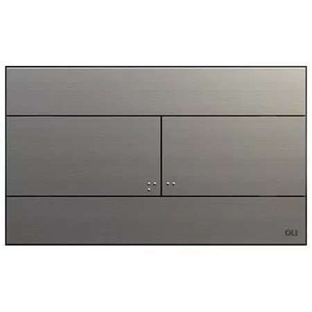 Панель механическая двойная Slim пластик (хром) Oliveira 659044 на сайте Стройсервис
