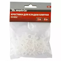 Крестики для кафеля 2мм MATRIX (100шт./упак.) на сайте Стройсервис
