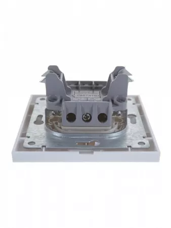 Выключатель 2-кл.СП Бриллиант 10А IP20 белый с подсветкой 7947410 UNIVersal