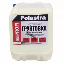 Грунтовка акриловая ПРОФИ 10л "Polastra" на сайте Стройсервис
