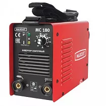 Сварочный инвертор MaxCut MC180 (220В,180А, 4,5кВА, 4,8кг) на сайте Стройсервис
