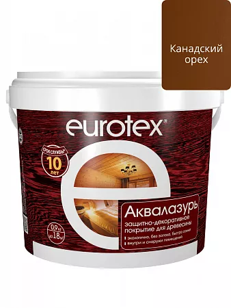 "EUROTEX" - текстурное покрытие 0,9 кг - канадский орех на сайте Стройсервис
