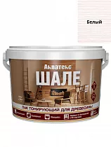 Лак тонирующий для древесины ШАЛЕ 2,5кг, Белый АКВАТЕКС на сайте Стройсервис
