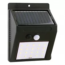 Светильник на солнечной батарее настенный 20LED (350lm) датч.движ. 5м, выкл. az15667 СТАРТ на сайте Стройсервис

