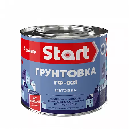 Грунтовка ГФ-021 красно-коричневая 0,8кг Старт на сайте Стройсервис
