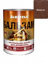 Бальзам Акватекс (масло для древесины) махагон 0,75л на сайте Стройсервис
