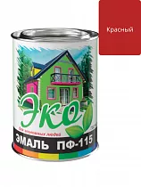 Эмаль ПФ-115 ЭКО красная фас. 0.8 кг на сайте Стройсервис

