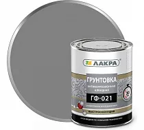 8300492 Грунт ГФ-021 быстросохнущая Лакра, Серый 0,8 кг Л-С на сайте Стройсервис
