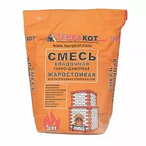 Кладочная смесь глино-шамотная жаростойкая ТЕРРАКОТ, 5кг  на сайте Стройсервис
