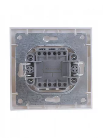 Выключатель 2-кл.СП Бриллиант 10А IP20 белый с подсветкой 7947410 UNIVersal