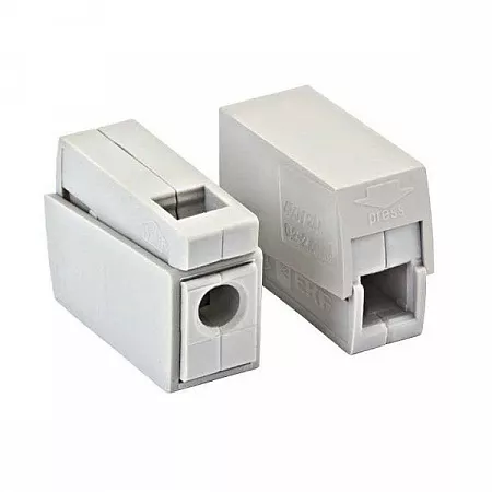 Клемма строительно-монтажная СМК проходная 224-111 1-проводная 1.0-2.5кв.мм PROxima EKF plc-smk-111 на сайте Стройсервис
