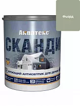 Антисептик кроющий для древесины Акватекс СКАНДИ фьорд 0,75л на сайте Стройсервис
