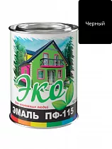 Эмаль ПФ-115 ЭКО черная фас. 0.8 кг на сайте Стройсервис
