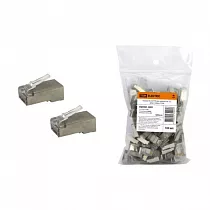 Разъем RJ-45 FTP для кабеля кат. 5Е, 8P8C (100шт) TDM на сайте Стройсервис
