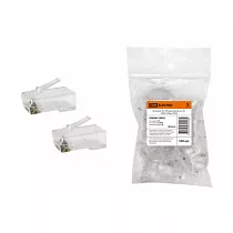 Разъем RJ-45 UTP для кабеля кат. 5Е, 8P8C (100шт) TDM на сайте Стройсервис
