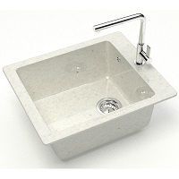 Мойка для кухни Bergg Линди Z8Q7 Granit хлопок глянцевая на сайте Стройсервис

