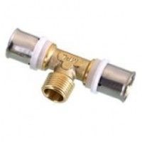 МП-пресс Тройник НР 16х1/2"х16 Hydrosta  на сайте Стройсервис
