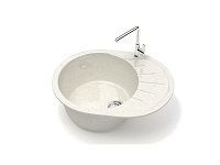 Мойка для кухни Bergg Тейлор Z10Q7 Granit хлопок глянцевая на сайте Стройсервис
