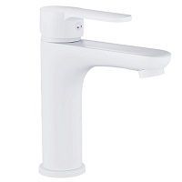 Смеситель одноручный для умывальника L1012W Белый на сайте Стройсервис
