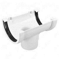 Воронка желоба, белая Verat  на сайте Стройсервис
