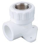 Угольник комбинир. с креплением d 25х1/2 ВР д/полипропилена на сайте Стройсервис
