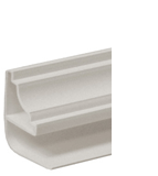 Плинтус ПВХ Белый 10*20*30*3000мм/уп=20шт (верхний)  на сайте Стройсервис
