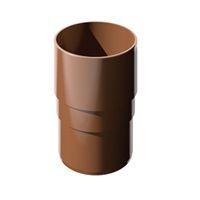 ТН муфта трубы (125/82) коричневый  на сайте Стройсервис
