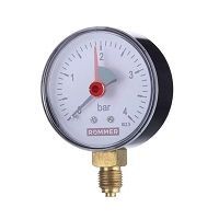 Манометр радиальный d80мм 0-10 бар на сайте Стройсервис
