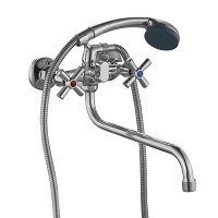 Смеситель для ванны PLStart PD22313 с длинным изливом на сайте Стройсервис
