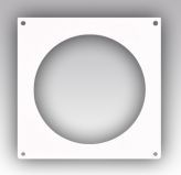 Накладка настенная круглая D=100 10НКП  на сайте Стройсервис
