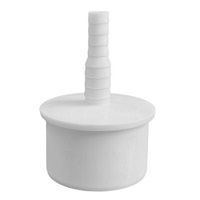 Адаптер для сливных шлангов 10х13х50, белый  на сайте Стройсервис
