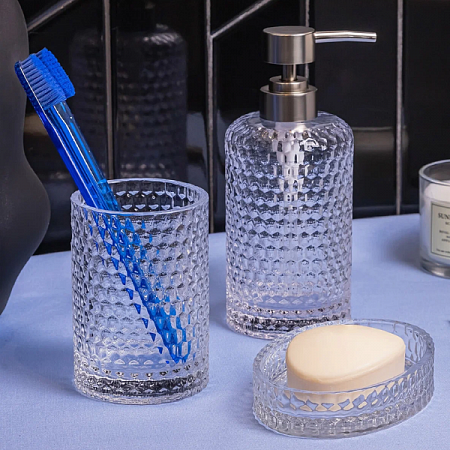 Дозатор д/жидкого мыла Crystal стекло 75388 Master House (1)