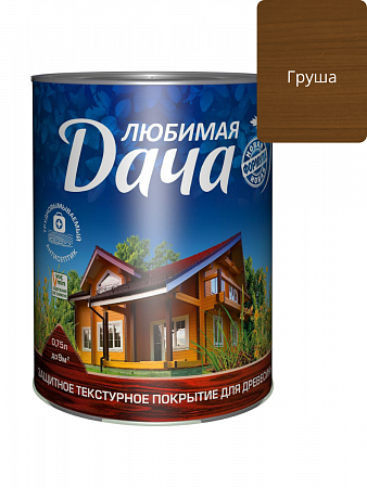 "Любимая дача" - тектурное покрытие 0,75 л (груша) на сайте Стройсервис
