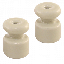 Керамический изолятор для ретро провода "ЭКО" кратно 25 шт сосна TDM на сайте Стройсервис
