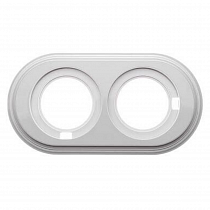 Рамка 2-м Лизетта ретро ABS-пластик бел. Bironi BF1-620-21 на сайте Стройсервис
