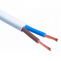 2*0,75 ПВС Провод соединительный белый (100м) ГОСТ TDM на сайте Стройсервис
