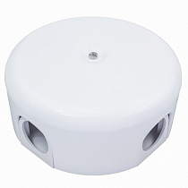 Коробка распределительная ОП d78мм белая ЛИЗЕТТА на сайте Стройсервис
