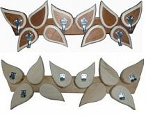 Вешалка "Листопад" 240*580мм. липа (крашеная)  на сайте Стройсервис
