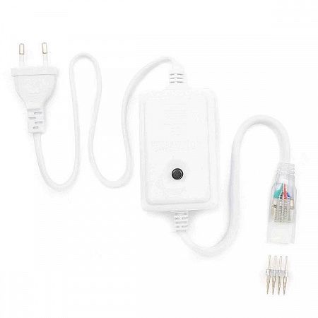 APEYRON Шнур питания с 1кноп.контрол д/RGB ленты 220V SMD5050 60led/m послед.подкл. до 500W 03-52 на сайте Стройсервис
