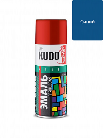 Эмаль алкидная универсальная синяя 520мл KU-1011 KUDO на сайте Стройсервис
