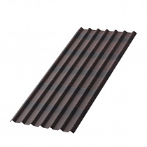 Ондулин Черепица коричневая 1950*950*38 (без гвоздей)   на сайте Стройсервис
