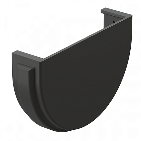 Заглушка желоба Docke PREMIUM графит ПВХ на сайте Стройсервис
