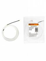 Нейлоновая кабельная протяжка НКП диаметр 3мм длина 20м с наконечниками (белая) TDM на сайте Стройсервис
