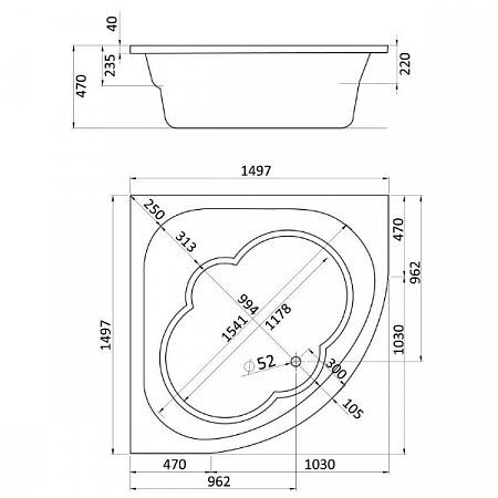 Ванна акриловая (2)