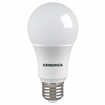 IEK GENERICA ЛОН A60 E27 10W(1000lm) 6500K 6K 55x100 матов. LL-A60-10-230-65-E27-G на сайте Стройсервис
