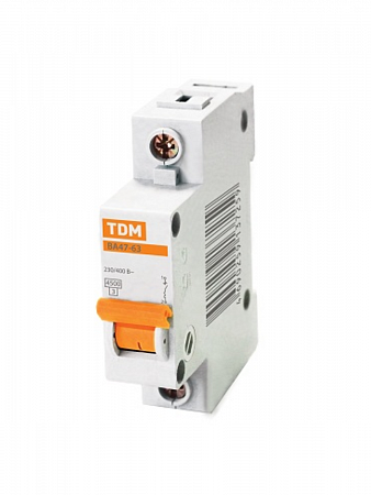 Авт. выкл.ВА47-63 1Р 6А 4,5кА х-ка С TDM на сайте Стройсервис
