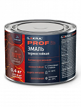 Эмаль термостойкая антикоррозионная Красно-коричневая 0,4кг Лакра PROF IT до 700С на сайте Стройсервис

