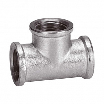 Тройник чугун оцинк. Ду15 ВР на сайте Стройсервис

